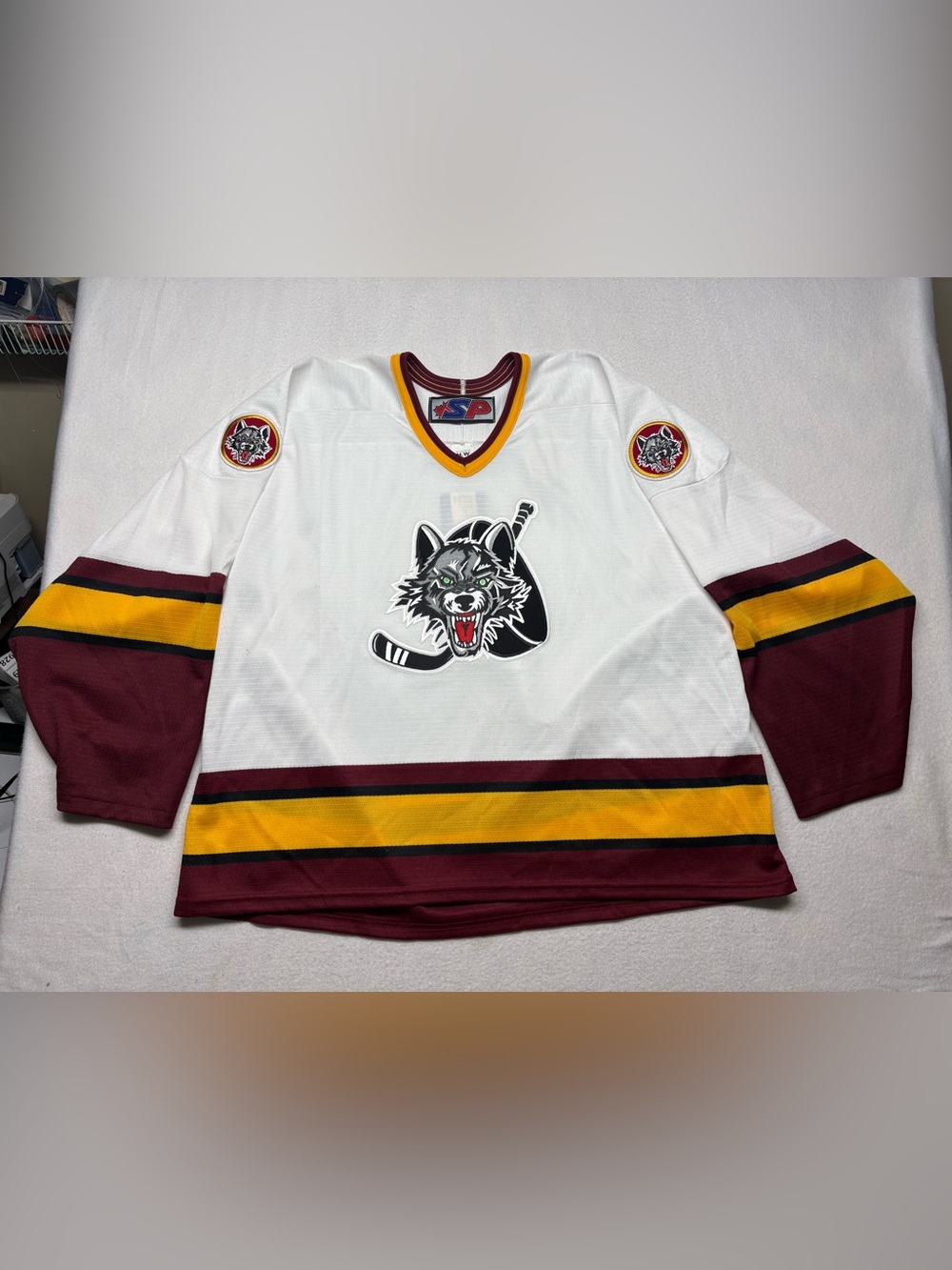 NWT Chicago Wolves Jersey Mens XXL AHL Hockey SP Embroidered Auth Team Jersey